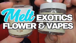 MELT EXOTICS?? 👀 THCa FLOWER & AMF BLEND | Black Runts & White Truffle | Pink Champagne Disposable