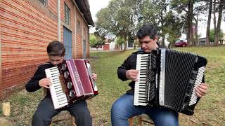 Chote Laranjeira - aluno Joaquim e Pr. Gilmar