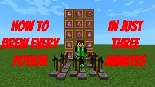 How to brew every potion in just 3 mins...