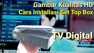 Cara Pasang Set Top Box TV Digital