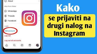 Kako se prijaviti na drugi račun na Instagram 2024 |  Instagram Prijava na drugi račun