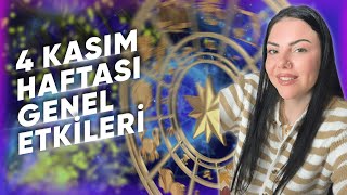 4 Kasım Haftası Genel Etkiler ve Burçlar @Astrologmineolmez