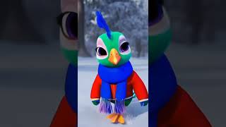 "Journey of the Lonely Peacock in the Snowy World Barfili Duniya Mein Tanha Mor Ka Safar"#mzai#peaco