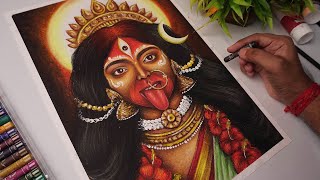 Maa Tara Drawing,  Kali Mata Drawing,  Diwali Drawing,  Final Part 😍