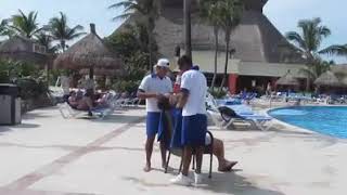 Grand Bahia Principe Tulum . Contest In the pool.