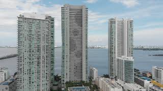 4k - Biscayne Blvd. Miami, Florida skyscrapers - DJI Mavic Air drone