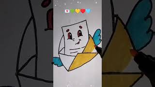 Drawing And Colouring Video || Saisfying Art#Shorts #viral #trending #art #drawing #satisfying