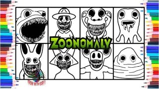 ZOONOMALY New Coloring Pages / How To Color Zoonomaly Bosses and Monsters / NCS MUSIC