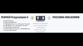 02.10.2024 Płomień B Przyprostynia - Pieczarka Wielichowo 7:3