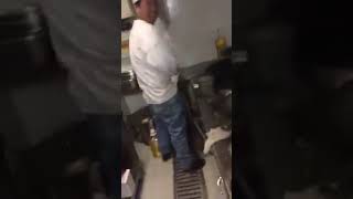 china man pee pee in kitchen