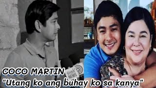 Coco Martin Inamin WALA SIYA NGAYON kung walang Jaclyn Jose