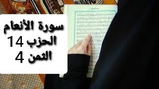 سورة الأنعام الحزب 14 الثمن 4 مكرر