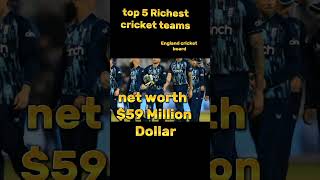 Top 5 Richest cricket Boards #shorts #cricket #shortvideo #odi CWC23