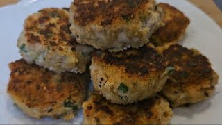 Quick Tasty Leftover Roast Chicken Patties