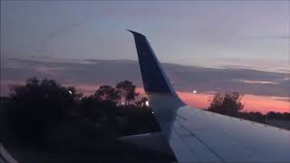 United Airlines Boeing 757 224 Sunset Arrival@Orlando