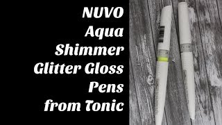 Nuvo Aqua Shimmer Glitter Gloss Pen