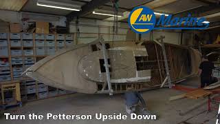 Turn a 1914 petterson powerboat for refit