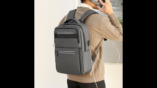 Laptop Travel Backpack with Reflective Strip