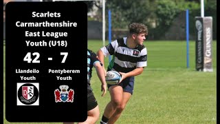 Youth League Match - Llandeilo Youth  42 - 7  Pontyberem Youth