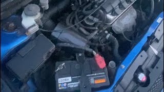 Installing a carbon air filter to the Honda