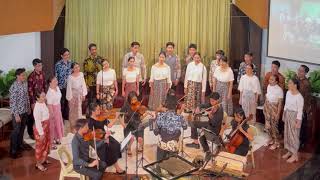 All Praise to Thee (Elaine Hagenberg) - AUP Indonesian Chorale acc. by AIIAS Youth Strings