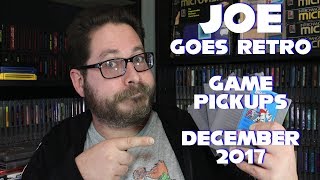 Game Pickups - December 2017 - Thrift Shop Finds & More! - Joe Goes Retro