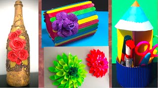 10 amazing Art and craft ideas using waste material things / craft using waste material