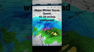 Major winter storm Quest! Heavy snowfall tomorrow March 3rd in the Northeast and New England!