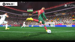 FIFA 23 - Portugal - C. Ronaldo Scores - FIFA World Cup Qatar 2022  - PS5 Gameplay #Shorts