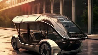 Modern Auto Rickshaw Urban Mobility Solar Powered Concept Design ideas for Car Companies 2023