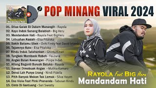 Lagu Pop Minang Viral 2024 Terbaru Dan Terpopuler ~ Hits Lagu Minang Enak Didengar Saat Santai