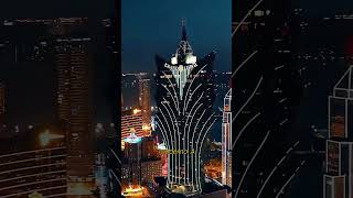 Grand Lisboa, Um dos Edifícios Mais icônicos Da China, e o Mais Alto da Macau#macau #predios #china