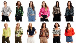 Designer chic collection Beautiful women's blouses Casual fashion style tops ideas for ladies