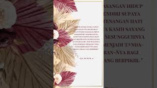 Undangan NIkah digital video / slide Watercolor Dry Color 6