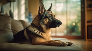 Enjoy an Outdoor Movie Night with a German Shepherd!