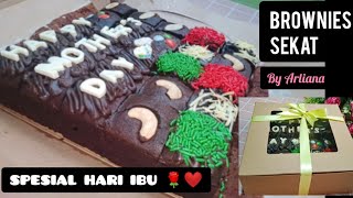 SPESIAL HARI IBU || RESEP BROWNIES SEKAT, Moist & Super Nyoklat ~ @arlianachannel8416