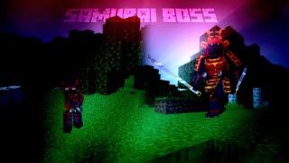 Minecraft bedrock addon:Samurai Boss...