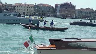 il Papa sul Canale della Giudecca