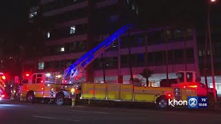 Firefighters respond to duct fire at Kapiolani Medical Center