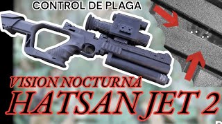 CAZANDO RATAS DE NOCHE 🤣 / ASI SE SE DESEMPEÑA LA PISTOLA PCP HATSAN JET 2