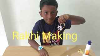 How to make Rakhi using EarBuds