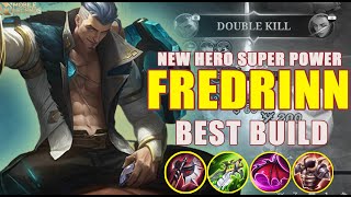 15 Kills SUPERPOWER!! New Hero Fredrinn Best Build and Emblem - Build Top 1 Global Fredrinn ~ MLBB