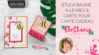 Live créatif : étui à baume à lèvres & carte pour carte cadeau