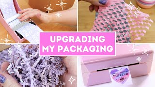 ♡ STUDIO VLOG ♡ Upgrading my packaging! // Small business day in the life // Order packing supplies