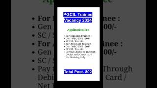 PGCIL Trainee Vacancy 2024#  Engineer/Civil Trainee Notification 2024#jobsearch#applyonline