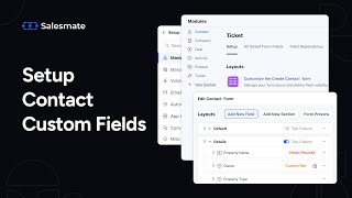 Setup Contact custom fields in Salesmate