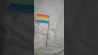 Making Pride Flag with Paper🏳️‍🌈🏳️‍🌈 #shorts #lgbt #lgbtq