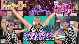 Reaction to Secret Number - World Is One 2021 Concert (Fire Saturday & Dangerous In Love)