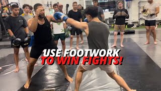 Control The Fight With This Footwork Drill #mma #boxing #kickboxing