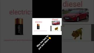 Electric Vs diesel meme#memes#foryou